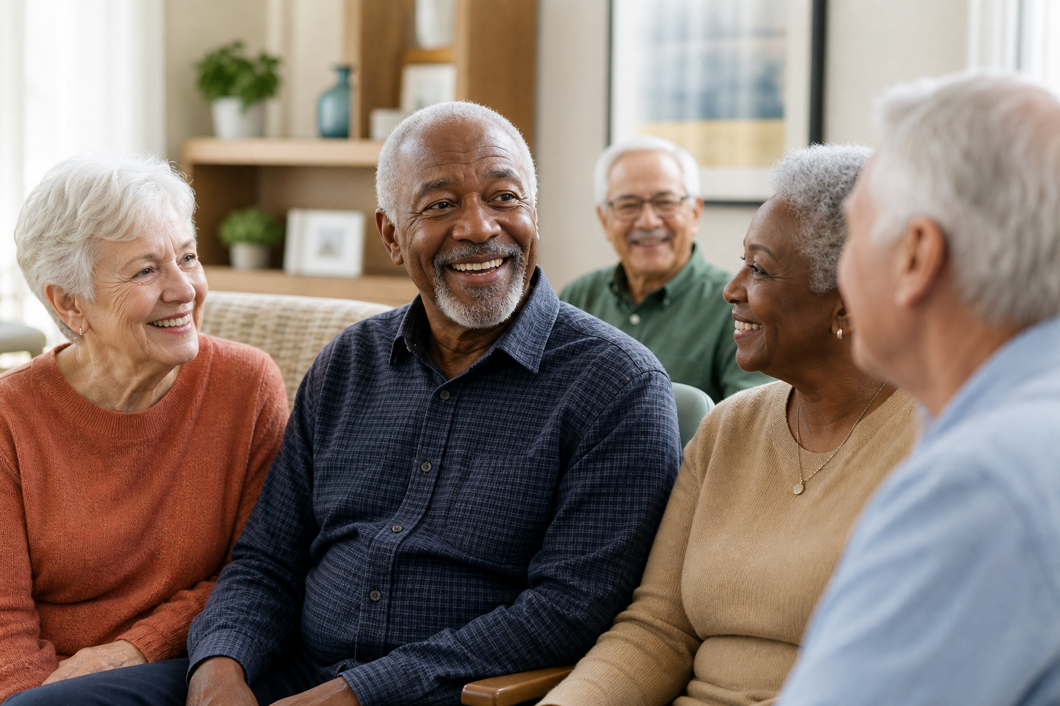 Retirement home residents